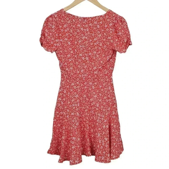Nwt Sundae Muse Gabriella Floral Mini Dress Red Size 2 - Picture 6 of 15